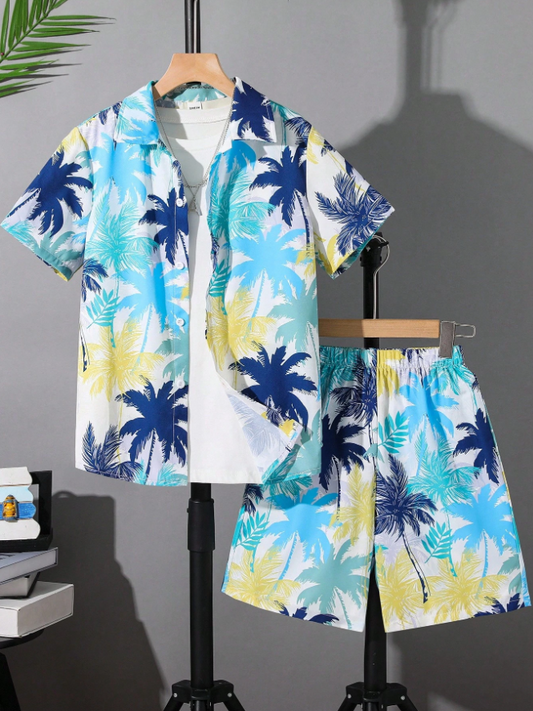 Vibrant Island Palms 2-Piece Resort Set
