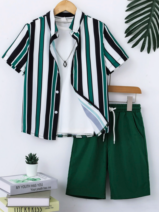 Ultra-Soft Vacation Vibes Shirt & Shorts Set