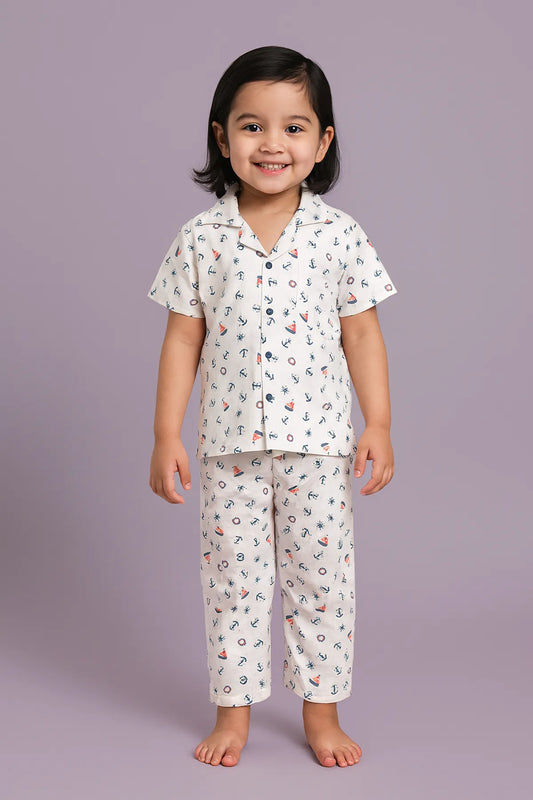 Smooth Sailing Nautical Night Suit