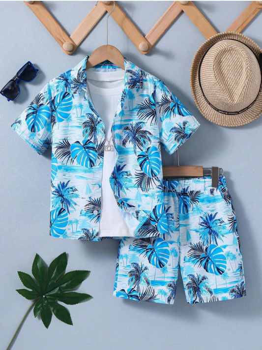 Neon Palm & Paradise 2-Piece Resort Set