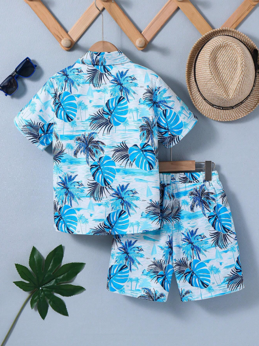 Neon Palm & Paradise 2-Piece Resort Set