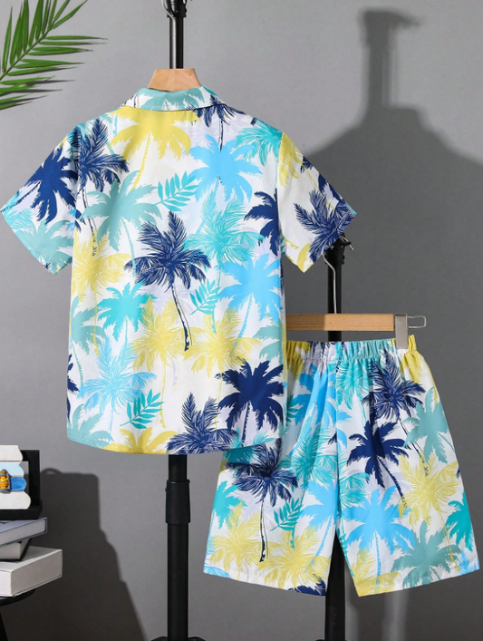 Vibrant Island Palms 2-Piece Resort Set