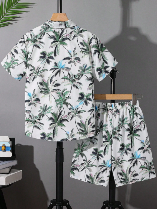 Abstract Artist Flow Shirt & Shorts Co-ord