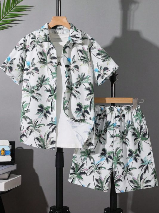 Abstract Artist Flow Shirt & Shorts Co-ord